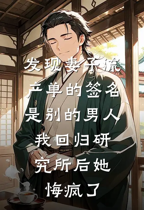 发现妻子流产单的签名是别的男人，我回归研究所后她悔疯了
