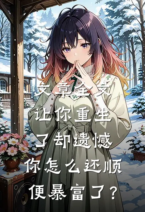 文章全文让你重生了却遗憾，你怎么还顺便暴富了？