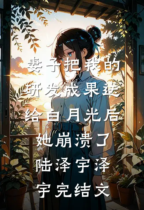 妻子把我的研发成果送给白月光后，她崩溃了陆泽宇泽宇完结文