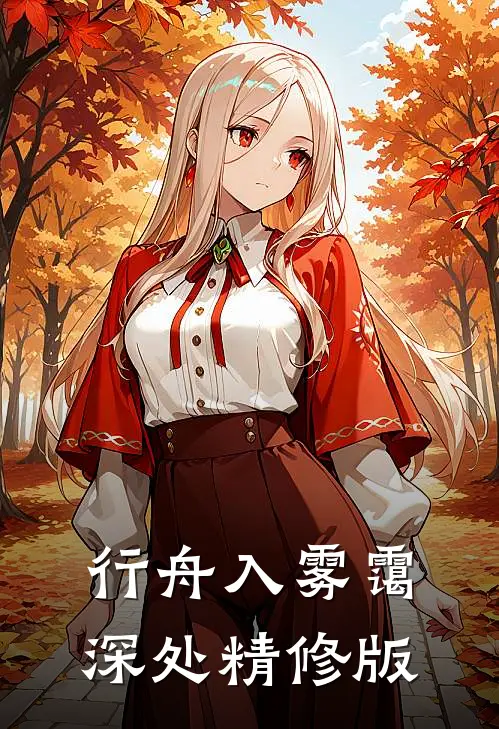 行舟入雾霭深处精修版
